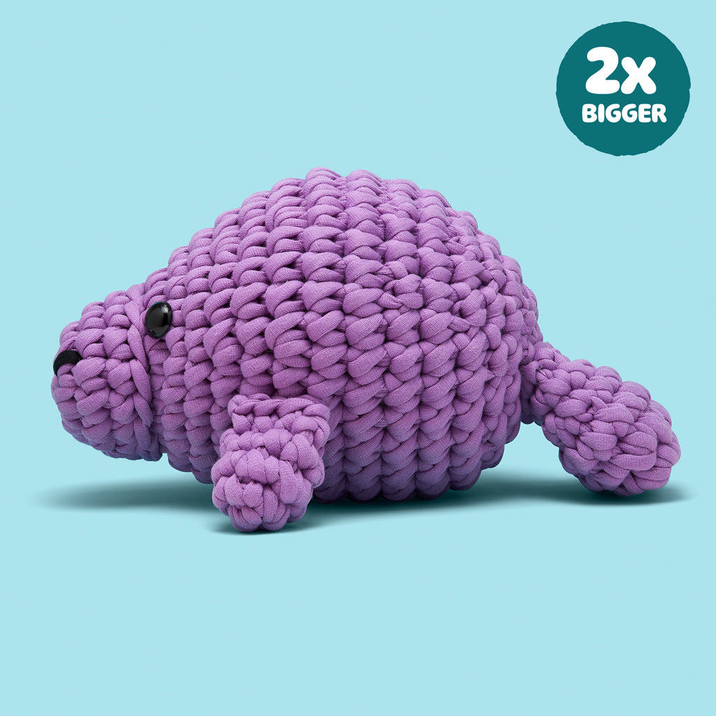 Phyllis the Manatee Extra Squeezy Crochet Kit